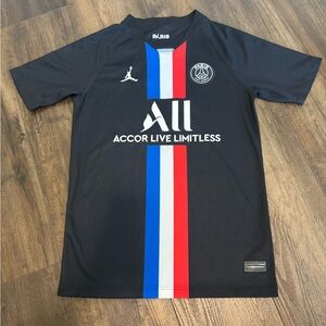 PARIS SAINT GERMAIN FOURTH SHIRT JORDAN X PSG. Kids size large